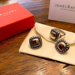 Retired James Avery Set. 14k/Size 6 ring. 👀